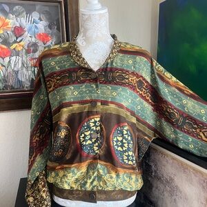 Vintage Multicolor Women's blouse